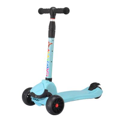 China PU Wheel LED Lights On Platform Factory Price Wheel Light Kick Scooter Kids for sale