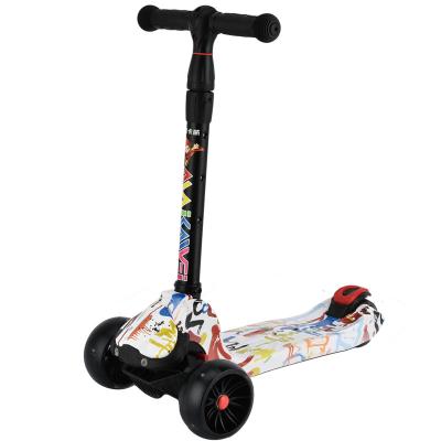 China 2022 PU Light Wheel New Product PU Wheel Kick Scooter For Kids for sale