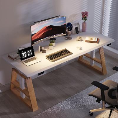 China Desks (Size) Electric Standing Height Sit Stand Computer Desk Adjustable 2 Motor Adjustable Large for sale