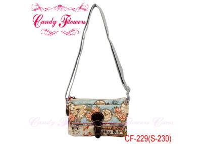 China Personalized Beautiful Ladies Floral print Messenger Bag for teenage girls for sale