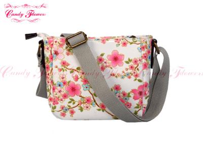 China Flower Print small Girls Messenger Bags , Cross body bags for women for sale