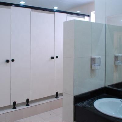 China Waterproof Chinese Factory DEBO 12mm Thickness CDF Contract Density Fiberboard Toilet Partition Impact Resistant Door For Kindergarten for sale