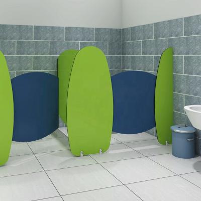 China Waterproof Chinese Factory HPL Compact Laminate Public Toilet Partition For Kindergarten for sale