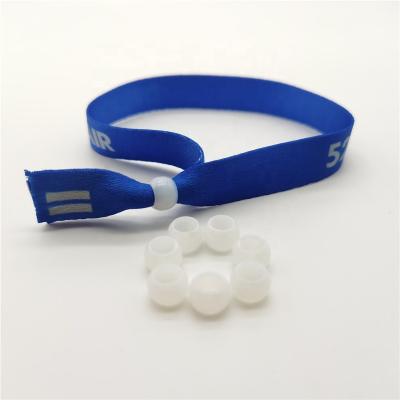 China Two Direction Plastic RPET Bead For Wristband Bracelets, Wristband Lock Bead China Supplier for sale