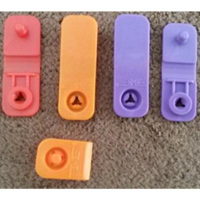 China Nickel free single use plastic snap lock for mother and baby bracelets for sale