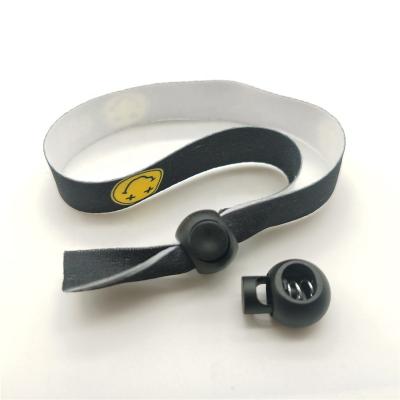 China Nickel Free Cord Spring Buckle For Garment , Plastic Spring Stopper For Lanyards for sale