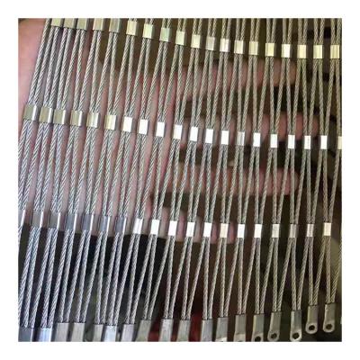 China Corrosion Resistance Hot Sale Stainless Steel Mesh Wire Rope Mesh Supplier For Decoration for sale