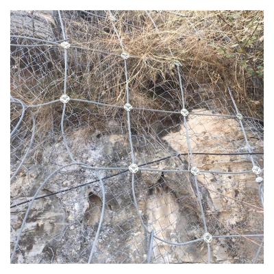 China Plain weave High-Tensile Hexagonal Slope Stabilisation Mesh Rockfall Protection Steel Wire Mesh for sale