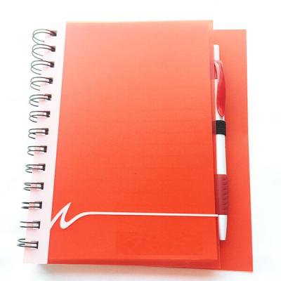 China 100% Eco-friendly Promotional Custom Diary Notebooks PP Cover Personal Digital Diary Spiral Stationary Gift for sale