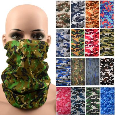 China Custom Washable Multifunctional Seamless Bandana Cuff Bandana Camouflage Neck Cuff Factory Price Headwear Bandana Scarf for sale