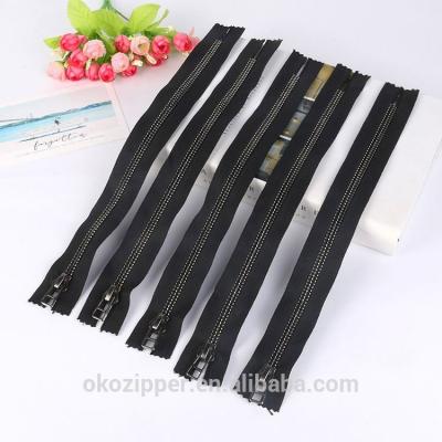 China Top Selling Waterproof Custom Design Beauty End Waterproof Metal End Zipper for sale