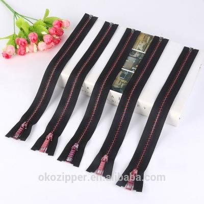 China Fashion waterproof top fancy production metal long chain zipper for jeans for sale