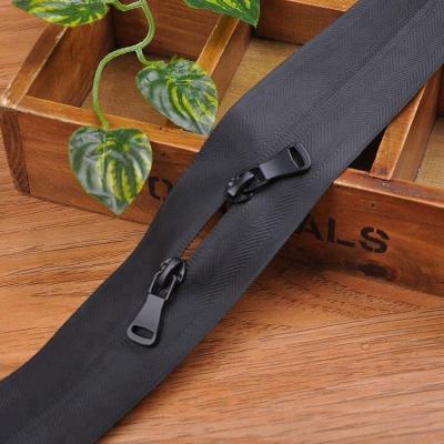 China Hot Sale PVC Waterproof Zipper Custom Waterproof Black Invisible Waterproof Zipper For Luggage for sale