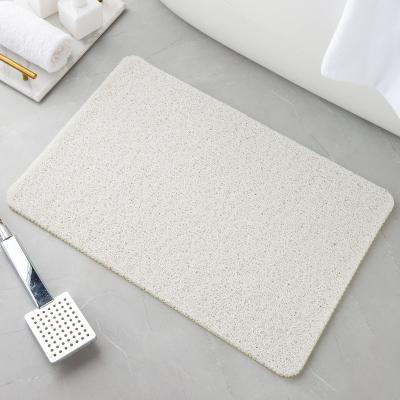 China Non Slip Washable Tub Mat, PVC Shower Mat For Bathroom, Soft Loofah Tub Mat For Wet Areas for sale