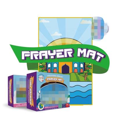 China Smart Kids Prayer Mat Non-slip Educational Portable Electronic Interactive Islamic Muslim Children for sale