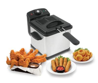 China Immersion Unit Provides Commercial Electric Deep Fryer Fast Preheat Deep Fryer 4.0L Capacity Oil 4.0L Capacity Rectangle De And Home Use And Stainless Steel 4.0L Deep Fryers for sale