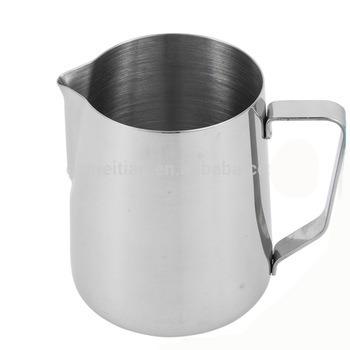 China Sustainable 12oz 20oz 32oz 56oz 72oz Measuring Antique Metal Stainless Steel Milk Pitcher for sale