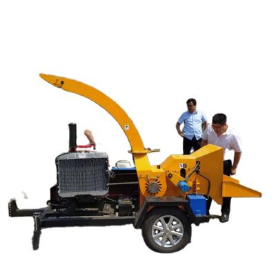 China Cultivates Diesel Engine Drum Chipper Wood High Speed ​​Rotary Blade High Quality Wood Chipper Making Machine for sale