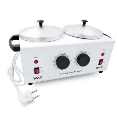 China Hair Removal Beauty Salon Wax Warmer Dual Wax Heater With Adjustable Temperature And Cheap Price for sale