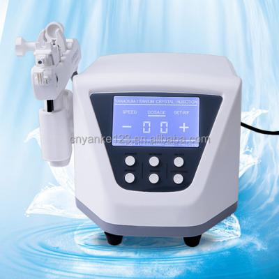 China Skin Rejuvenation Micropower Water Meso Injector Nano Chips No Needle Mesotherapy Gun Facial Beauty Machine Wrinkle Removal for sale