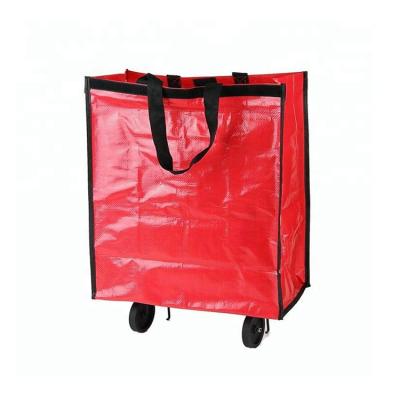 China Trolley Trolley Shopping Bag , Folding Shopping Bag With Wheels for sale