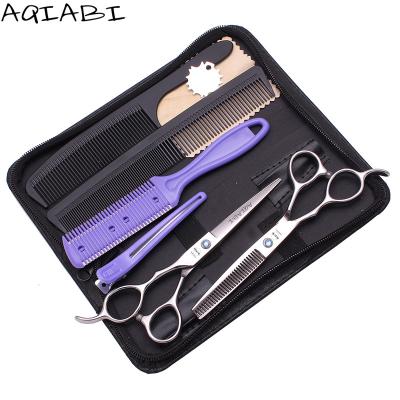 China Barber Scissors Hair Cutting Scissors Set Left Hand 5.5