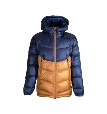 China BSCI Factory Sustainable Goose Down Jacket Men Waterproof Casual Warm Hooded Coat Winter Outwear Packable Jacket for sale