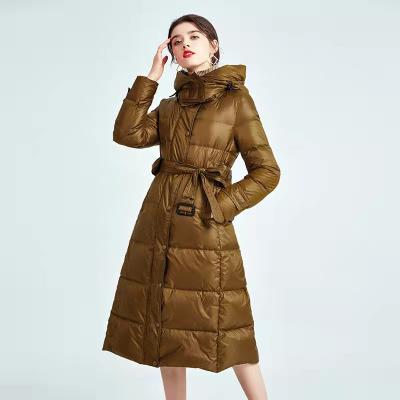 China Fashion Women's Winter Waterproof Down Long Jacket Waterproof Parkas for sale