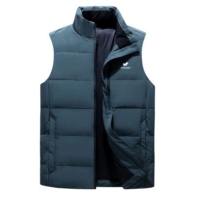 China High Quality Anti-Wrinkle Men's Vest Winter Light Weight Down Vest Sleeveless Padded Duck Down Vests Down Vests for sale