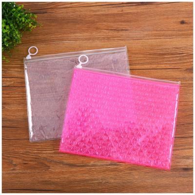 China 2022 Mass Production Heart Shape Bubble Zipper Protective Pouch for sale