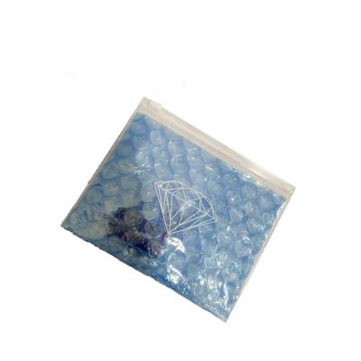 China Best Selling Recyclable Plastic Bubble PVC Ziplock Bubble Bag With Zipper Reuse Jewelery Cosmetic Bubble Bag for sale