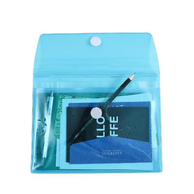 China Schools & Offices Wholesale Promotional Waterproof Transparent Clear PVC Pencil Bag Custom Clear Folder Bag for sale