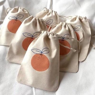 China Custom Recyclable Muslin Cotton Canvas Canvas Drawstring Bag For Gift Pouch Canvas Drawstring Bag for sale