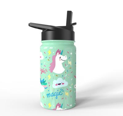 China PORTABLE Professional Customization Custom Logo 14oz Double Wall Water Bottle Wide Mouth Bottle Thermal Insulate Vacuum Cup for sale