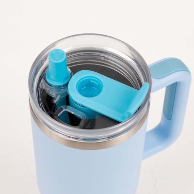 China PORTABLE Best-Selling Custom Powder Coating Tumbler BPA Free Tumbler with Straw New Design Style Lids Tumbler for sale