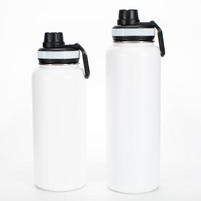 China Large Capacity Hot Sale 2023 304 Stainless Steel Water Bottle 32oz Thermal Vacuum Bottle Outdoor Travel Bottle with spout lid for sale