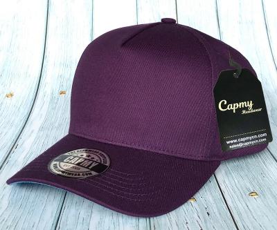 China COMMON Custom Gray Logo 5 Panel Style Baseball Hats,Embroidery Logo China Supplier Baseball Caps,5 Panel A Frame Hat Hip Pop Men for sale