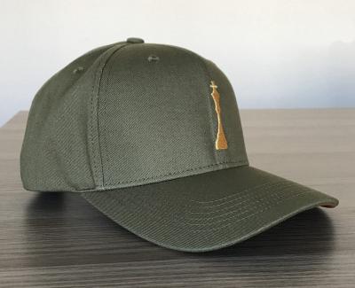 China JOINT Commercial Insurance Suppliers Army Green Baseball Caps , Fashion Design 6 Panel Style Sports Baseball Hats for sale