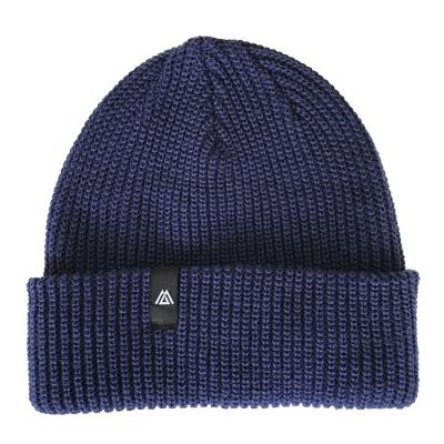 China JOINT Embroidery Custom Wholesale Knitted Mens Beanie Hats Winter Caps for sale