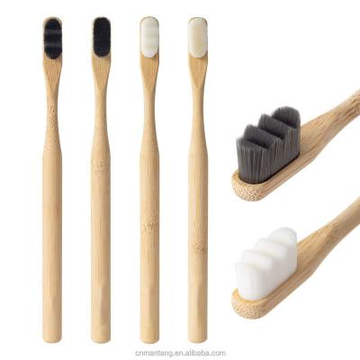 China Disposable Manufacturer Personal Care Soft Natural ECO Bamboo Disposable Biodegradable Bamboo Hotel Toothbrush for sale