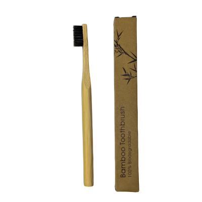 China Disposable High Quality Biodegradable Cheap Supper Soft Nano Bristles 20000 Bristles Bamboo Toothbrush for sale