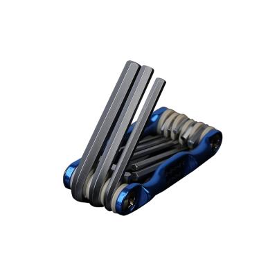 China Universal High Quality Carbon Steel Combination Pocket Square 6 Custom Folding Hex 4 Mm Allen Hex Key Set Wrench for sale