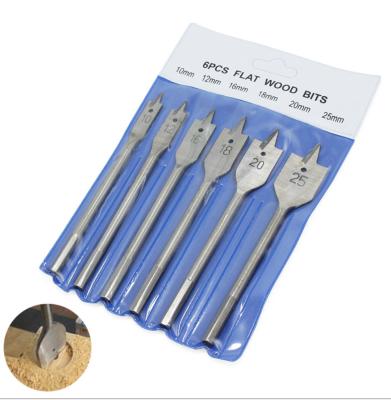 China Wholesale 6pc Hex Pallet Wood Leg Wood Boring Boring Flat Drill Bits Set For Machine Tools Excavator Drill Bit Wood Flat Drill Bit Sets for sale