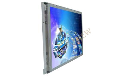 China Luminoso do diodo emissor de luz do cristal líquido de montagem de cremalheira monitor do LCD de 15 polegadas com écran sensível à venda