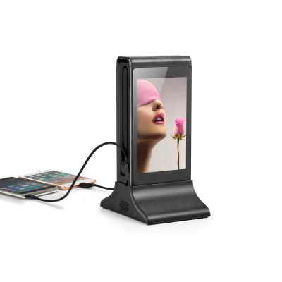 China FYD-835S 20000mah 40000mah tabletop restaurant multifunctional media fast charging menu board mobile phone charging station menu power bank for sale