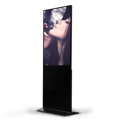 China 55 inch indoor digital signage display kiosk floor standing advertising lcd display signage digital signage android kiosk for sale