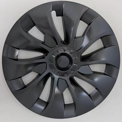 China Model 3 Parts 18-inchCar Wheel Cover Retrofit Hub Cap Cyclone Hub Cover Cyclone Hub Caps ForTesla 2021-2022 for sale