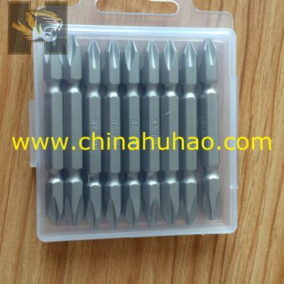 China Hand Tool 10pcs/set Magnetic Case Pack Durable Ph2 Screwdriver Bits for sale