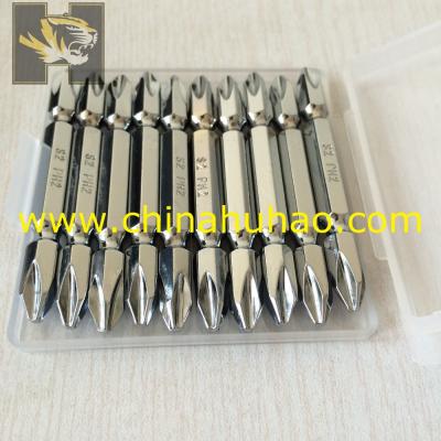 China Double End Magnetic Spare Screwdriver Bits For Drywall Csk Flat Screw for sale