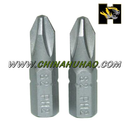 China For Phillips spline screws Huhao factory supply S2*25mm pozi drive screwsdriver bit for sale